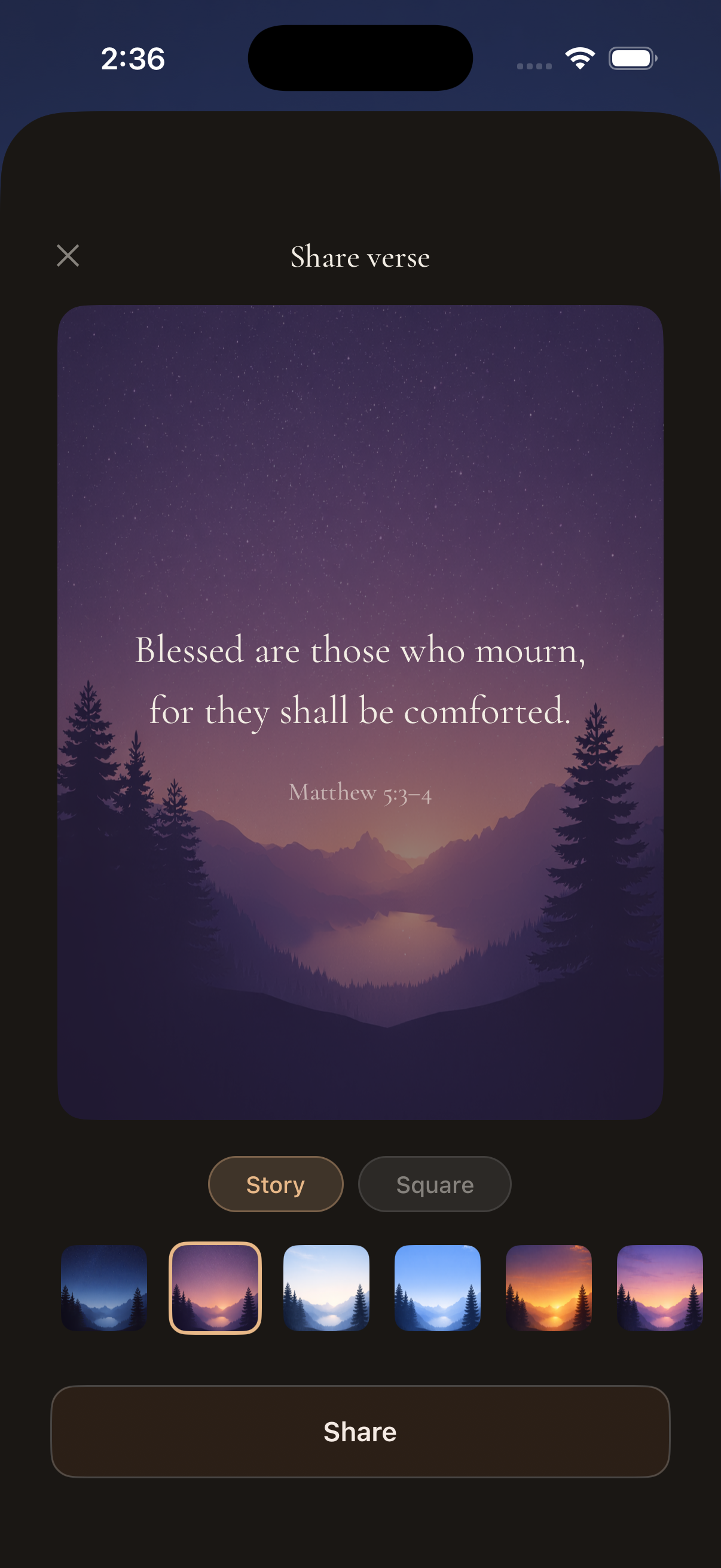 Share a verse with the sky of the hour